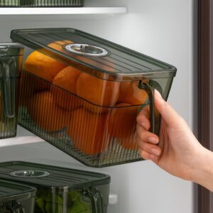 Contenedor con agarrador lateral